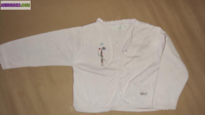 Vetements fille de 1 mois à 24 mois