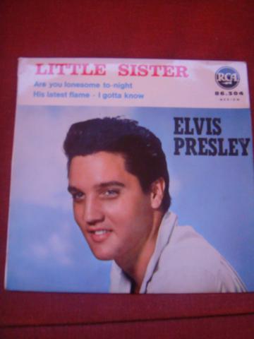 Disque vinyl 45 tours 4 titres "Little sister" d' Elvis PRESLEY