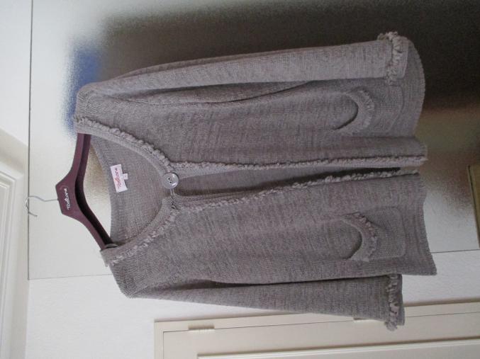 Gilet gris clair Toscane