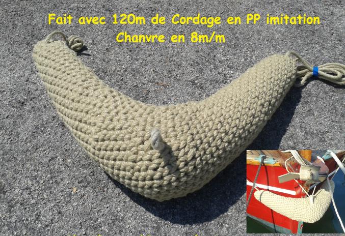 Défense d'étrave protéger en Cordage de 8m/m