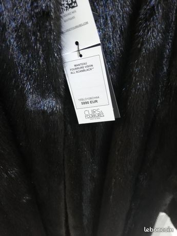 Très beau Manteau vison état neuf en promotion
