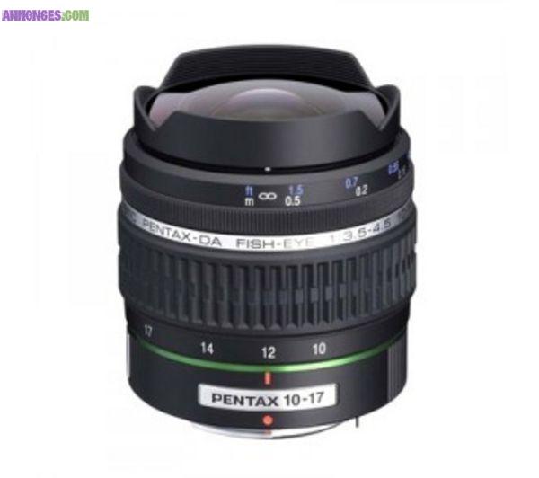 Objectif PENTAX 10-17mm Fish-eye f/3,5-4 (pour reflex PENTAX)