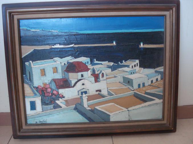 Huile sur toile quilici