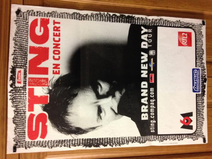 AFFICHE CONCERT STING