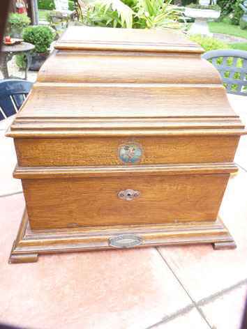 Super gramophone année 1900 "raymond bomal houdeng-aimeries