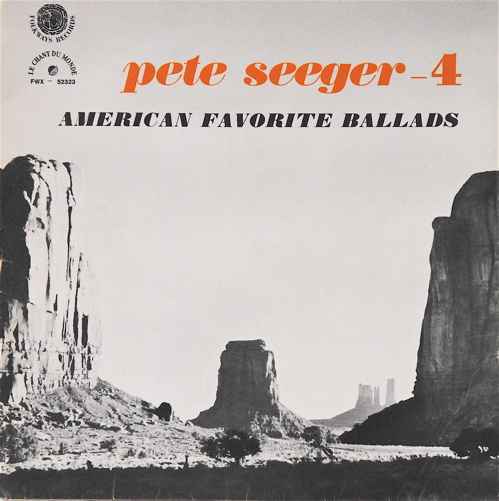Disque vinyle 33t pete seeger "album 4"