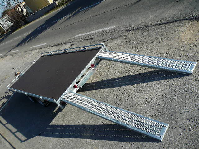 Remorque porte voiture/tracteur/palette
