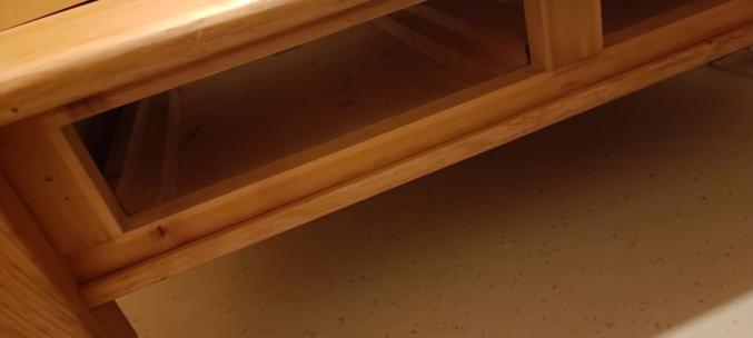 Table basse de salon pin massif
