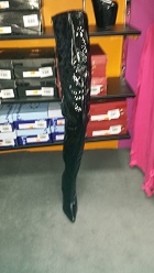 Cuissardes noire vernis