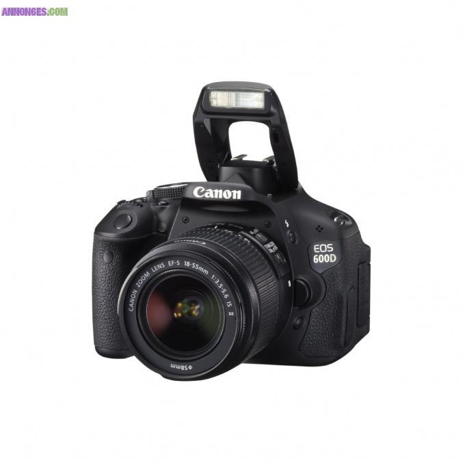 Appareil photo canon - EOS 600D - Noir