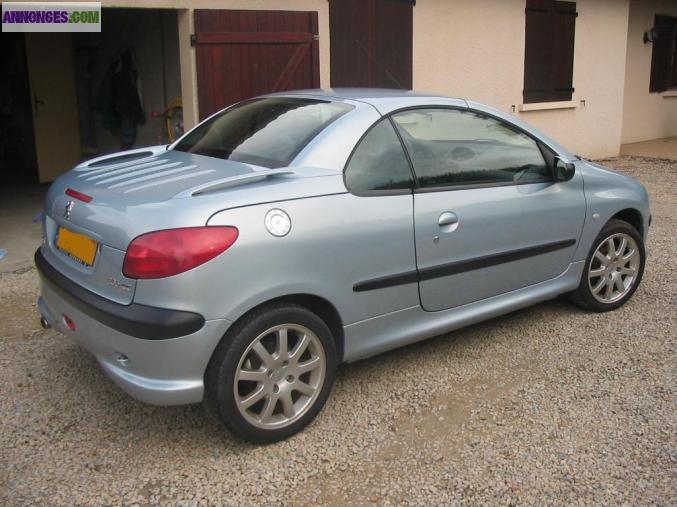 206cc 2.0 2002 gris icelant peugeot 206 cc