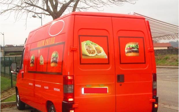 Camion snack pizza boxer