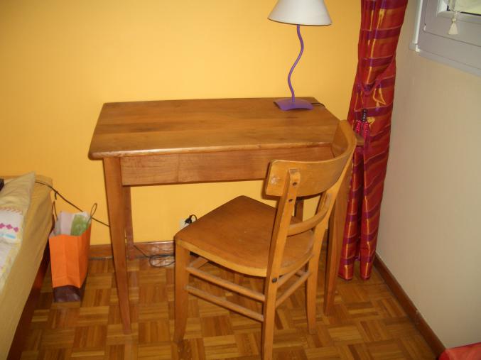 Petite table + chaise bois