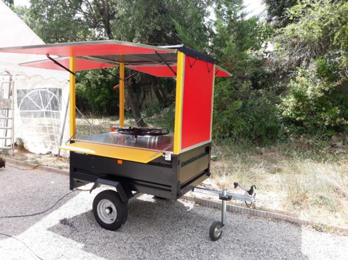 Remorque paella neuve 