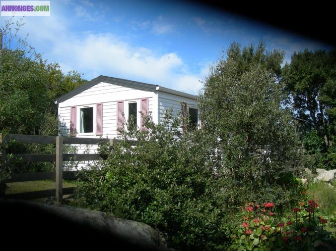 Mobilhome sur terrain privé