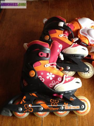 ROLLERS pointure 32/34 + accessoires