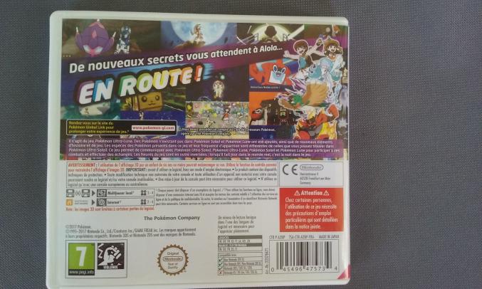 JEU POKEMON ULTRA LUNE SUR NITENDO 3 DS