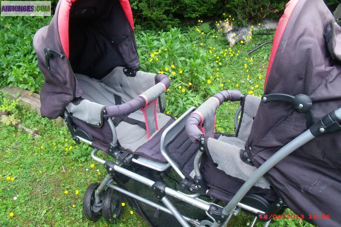 Poussette double