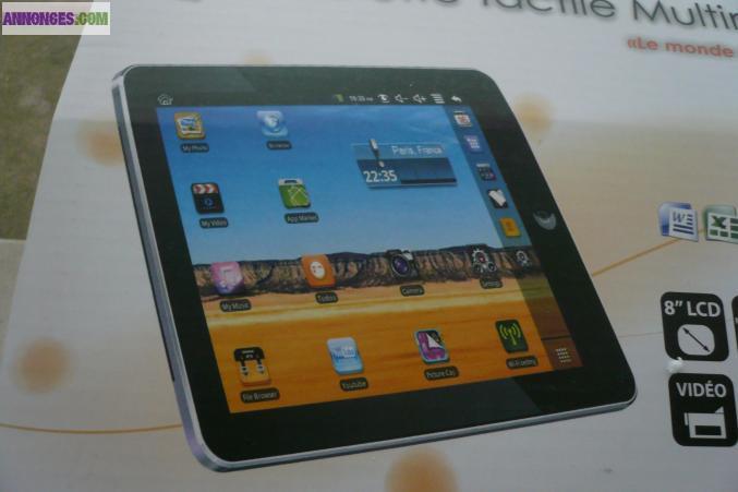 Tablette tactile avec son clavier