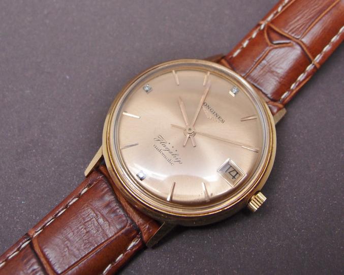 Montre Longines Flagship Or Rose Automatique Vintage 1960