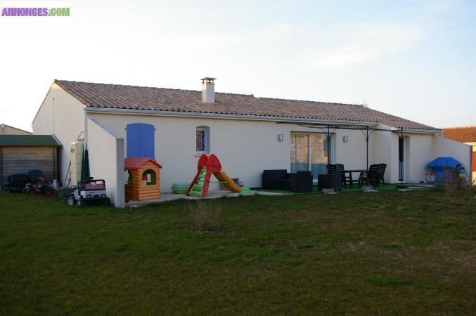 MAISON INDIVIDUELLE entre Cognac et Saintes