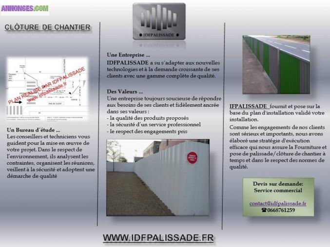 Cloture de Chantier