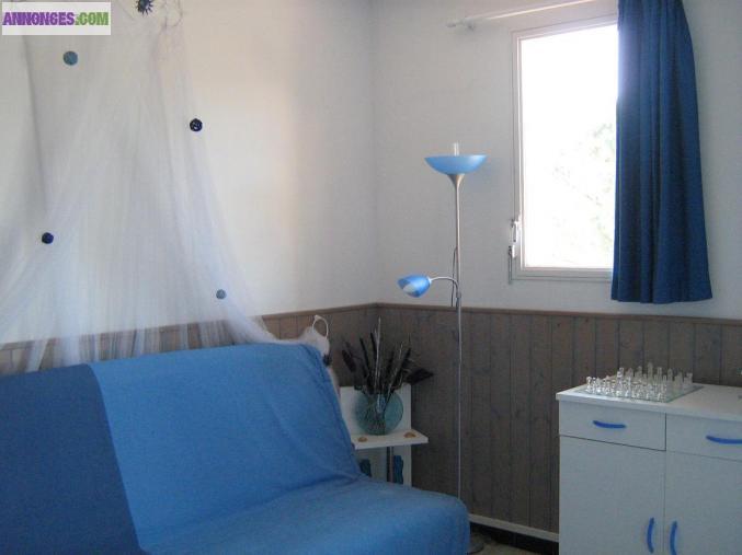 Grand studio de 35m², à 50m de la plage