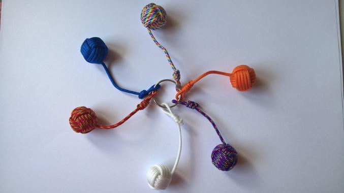 Porte clé pomme de touline