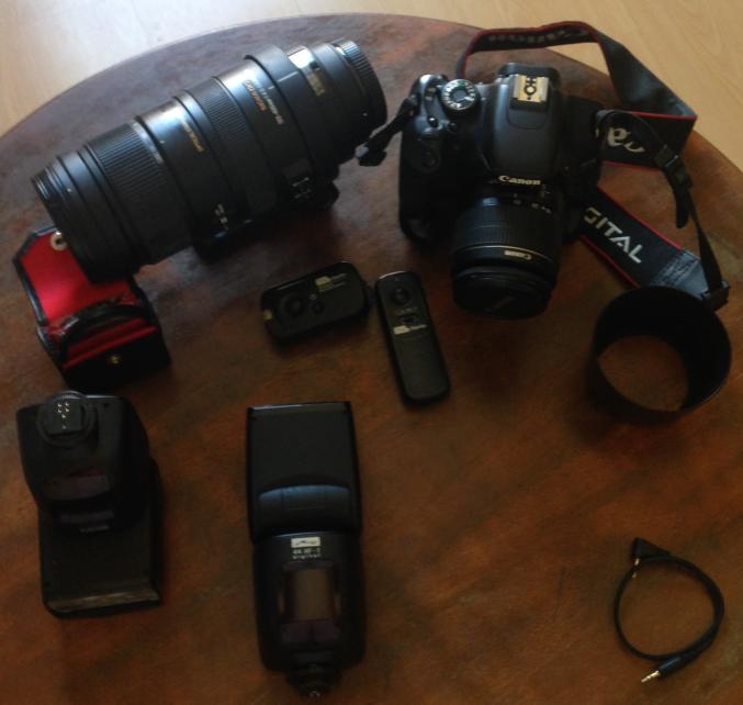 Canon600D et studio photo