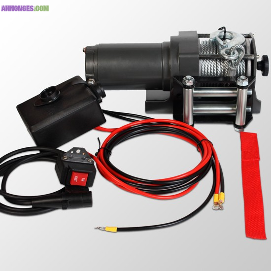 Treuil électrique 12V avec télécommande Neuf