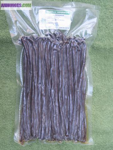 Vanille Bourbon de Madagascar en gousses (500gr)