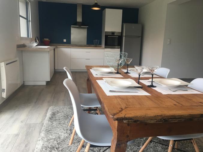 Duisans - Maison neuve individuelle avec car port + terrasse+ jardin / location meublée 