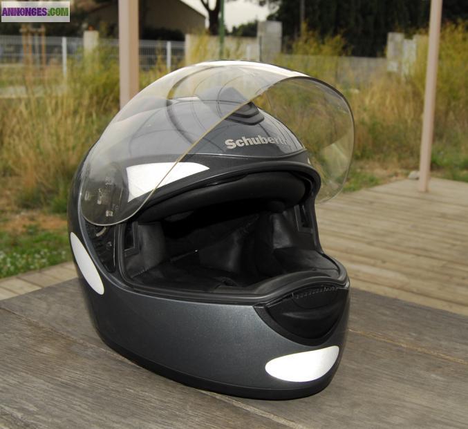Casque SCHUBERTH GRIS ANTHRACITE TBE t 56