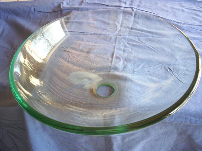 Vasque en verre
