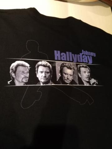 T-shirt Johnny Hallyday