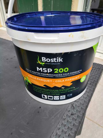 Colle pour parquet bois massif Bostik MSP200
