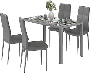 Vends table verre et 4 chaises