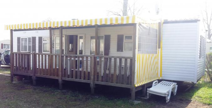 Terrasse bois couverte 6x2.5M