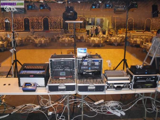 ENSEMBLE COMPLET SON ET LUMIERES POUR DJ