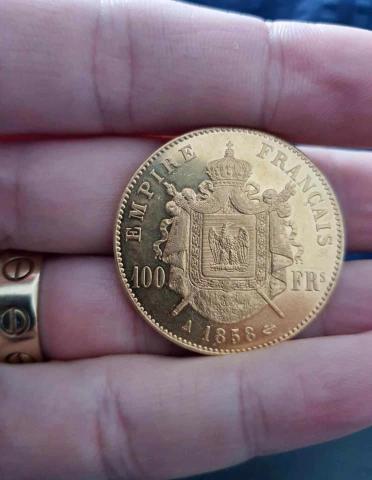 Pièce de 100 francs Napoléon 3