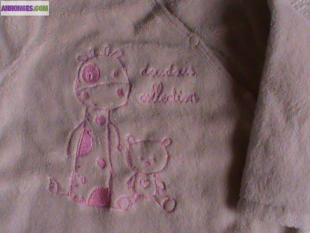 Surpyjama polaire 9 mois -stepreg-