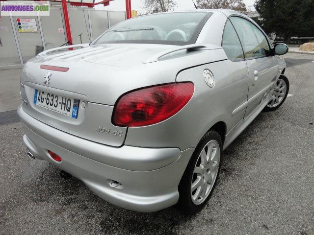 Peugeot 206 cc 1.6 hdi 110 quiksilver occasion