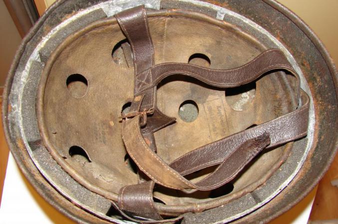 Casque allemand M38 origine, ET68