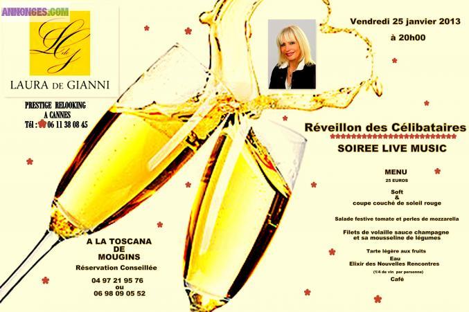 SOIREE REVEILLON DES CELIBATAIRES LE 25 01 2013