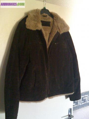 Veste en cuir pour femme Neuf