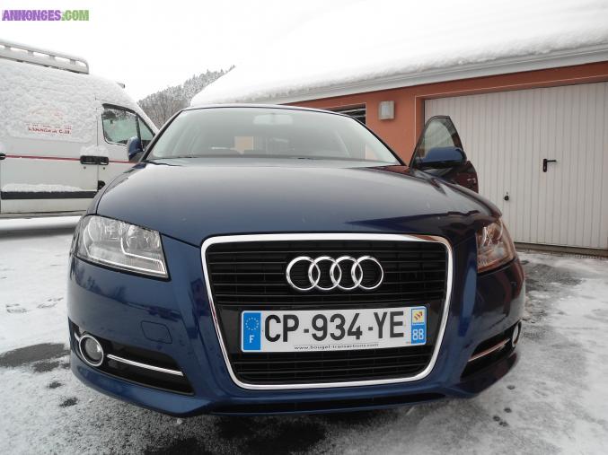 Audi A3 sportback Ambiente,1,6TDI,105 cv,2011,8000KMS
