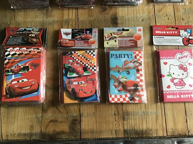 Carte invitation anniversaire enfants