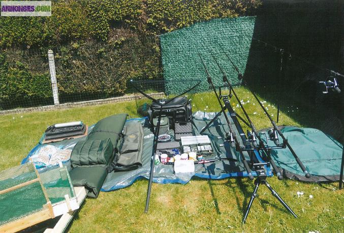 EXCEPTIONNEL LOT COMPLET DE PECHE A LA CARPE !