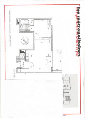 A louer F2 COURBEVOIE Fg de l’Arche 43 m2 