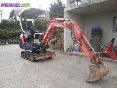 A donner Mini-pelle Kubota KX 41-2